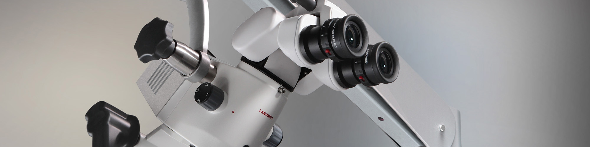 Bannière microscope LABOMED PRIMA Mu