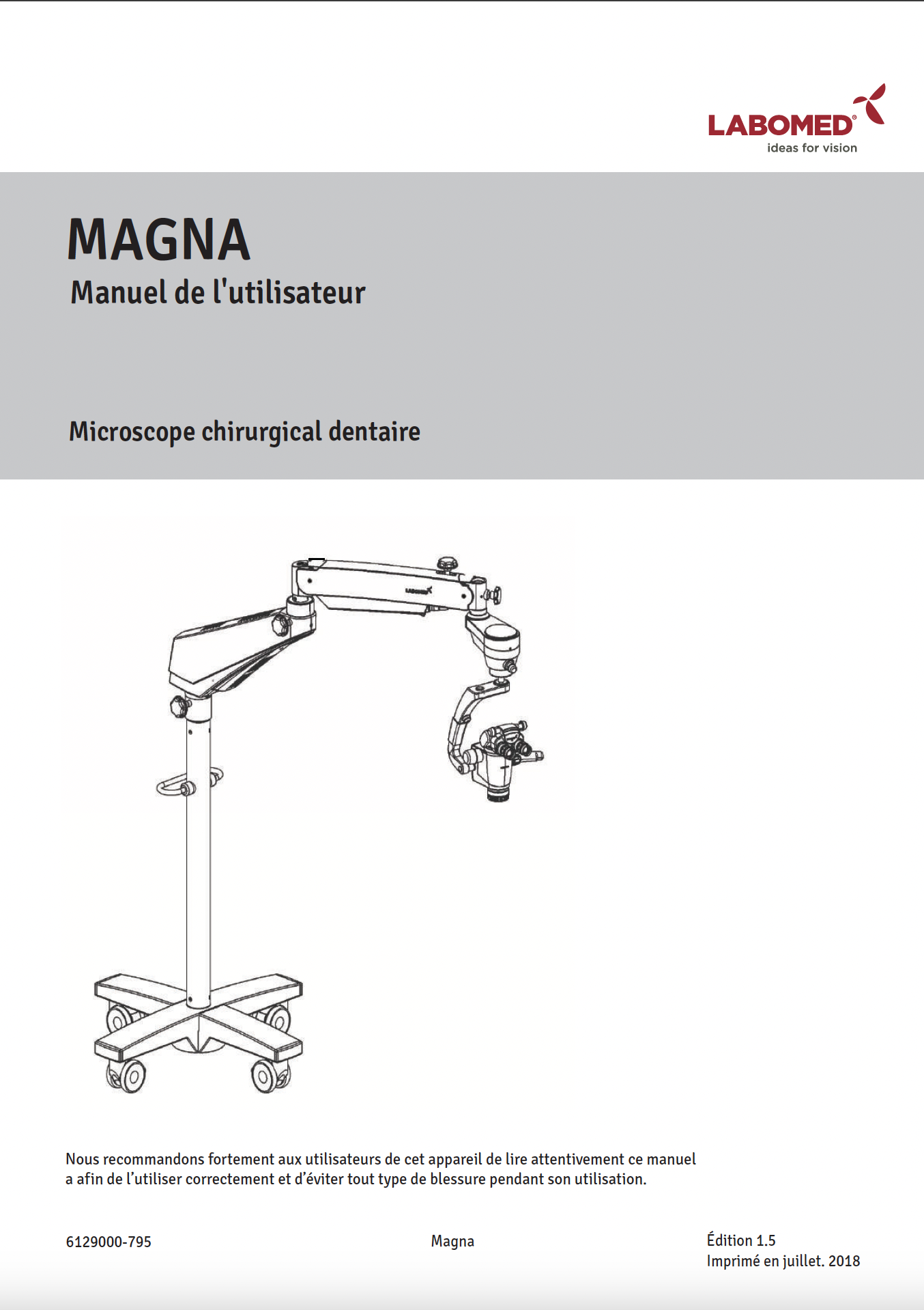 Mode d'emploi Magna