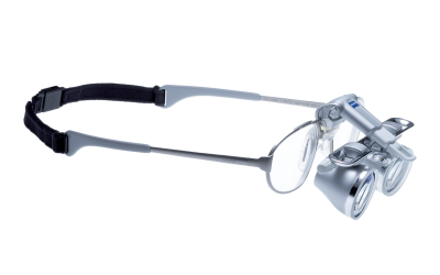 Optique EyeMag Smart 2.5x sur monture Titane